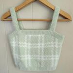 Kendall + Kylie Soft Green Crop Top - Size Small Photo 0