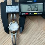 Seiko Ladies Watch Two-Tone Bracelet White Dial Gold-Tone Hands New Battery Photo 11