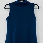 Tory Burch NEW Sport Performance Pique Sleeveless Collared Blue Polo Shirt XL Photo 10