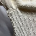 Emma James Emma & James V-neck Button‎ Front Cardigan Womens L cable knit White classic Photo 6
