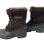 Kamik  Waterproof brown suede duck boots size 4 M womens Photo 0