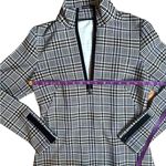 J. McLaughlin Bedford Aspen Glenn Plaid dress Cream Black Navy Size Small Photo 5