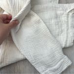 Free People  Top cotton gauze cold springs crop womens White (medium) boho summer Photo 6