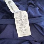 Smismivo Strapless One Piece Tummy Control Swimsuit Ruched Bandeau Navy Blue S Photo 7