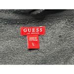 Guess  Los Angeles‎ Black Cropped Hoodie Sweatshirt LARGE Activewear Streetwear Photo 5