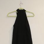 River Island  Black Midi Halter Dress Sz 8 Photo 4