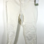 H&M White Curvy Jeggings Jeans Women's size 14 Ultra High Waist Ankle Length NWT Photo 0