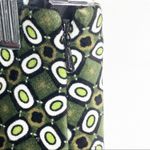 Etcetera  Geometric Avocado Velvet Mini Pencil Skirt Size 4 Photo 3