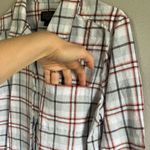 Pendleton [] Plaid Linen Blend Button Down Collared Shirt-Medium Photo 5