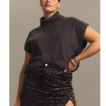 Anthropologie [] Pilcro Leopard Print Corduroy Front Slit Mini Skirt NWT Size 14 Photo 0