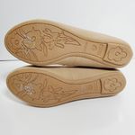 Bamboo  Shoes Flats Tan Ankle Flats with Buckle and Elastic Photo 5