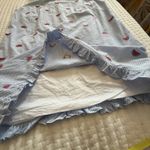 Talbots Dress Watermelon Embroidery Shift Dress Ruffle Hem 16 W Petite 16WP Photo 9