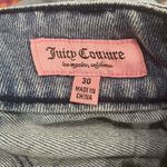 Juicy Couture Blue A-Line Mini Skirt size 30 waist Photo 3