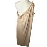 Old Navy XXL One Shoulder Sleeveless Ribbed Knit Maxi Dress Beige Neutral Photo 3