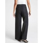 Athleta Black Cabo Linen Wide Leg Pants, 16 Tall Photo 1