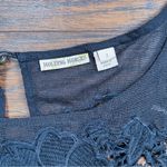 Anthropologie Holding Horses • Anthro Magnolia Lace Dress black cotton Vincennes Swing mini Photo 3