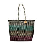 Maria Victoria Woven Tote. Made in Mexico design Black Photo 1