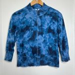 Relativity  Zip Up Cotton Sweater Lightweight Women’s Size Medium Blue Photo 0