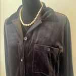 Elegant Black Velvet Button Photo 1