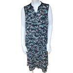 Vera Wang Simply Vera  Floral Sleeveless Button-Down Dress (L) Photo 3