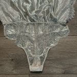 Victoria's Secret Victoria’s Secret‎ Gold Shimmer Lace Thong Bodysuit Teddy Size Medium Photo 5