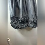 BCBGMAXAZRIA BCBG Maxazaria Women's Woven Taffeta Black Floral Cocktail Dress Size 4 Photo 3