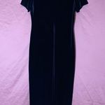 VINTAGE BLACK VELVET ASIAN STYLE MAXI DRESS Photo 3