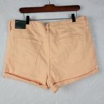 Wild Fable Wild Fable Womens Short Size 14 Peach Pink High-Rise Rolled Cuff Jean Short NEW Photo 2