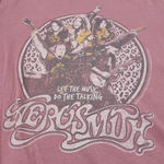 The Vinyl Icons  Aerosmith Top Size 4 By Graphic Tee Let The Music Do The Talking Graphic Print T-Shirt  Photo 3