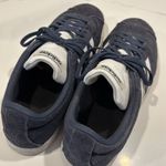 Adidas  Navy Blue Suede Sneakers Photo 6