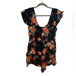 House Of Harlow 1960 Floral Tie Front Romper Blue Size M Photo 1