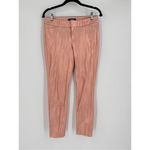 Old Navy  Mid-Rise Coated Pixie Ankle Pants for Women Metallic Rose Gold‎ Size 4 Photo 2