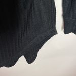 Chaser black waffle knit circle knit thermal lounge hoodie size S Photo 8
