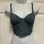 Gilly Hicks Grey Corset Top Photo 1