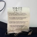 Fuzzi Halter Dress Size 42 US 6 Navy Silk Blend Ruched Ruffle Midi Elegant Chic Blue Photo 10