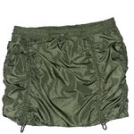 NWT JOLIE Skirt Size XLarge Green Parachute Drawstring Ruched Sporty Y2K Photo 1