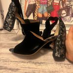 SALE❤️LEWIT mule block velvet shoes ✨ Size 37 Photo 6