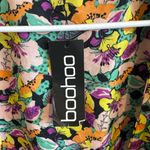 Boohoo NWT  Floral Front Knot Blouse Photo 2