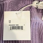 Pistola  NWT Eva Crew Neck Pullover Sweater Taro Lavender Lilac Small Distressed Photo 7