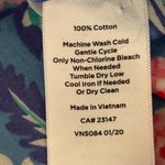 Talbots Ratti Tropical Print Classic Cotton Shirt Size XL Preppy Resortwear Photo 8