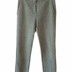 Max Mara Weekend Black Houndstooth Print Mid-rise Straight Leg Pants Photo 0