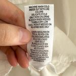 Democracy  White Denim Button Down Shirt Jacket w/ Raw Hem & Pockets, Size Small Photo 11