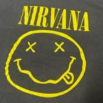 Nirvana  black Smiley Face Graphic Tee Shirt size XL Photo 3
