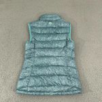 Mountain Hardwear Q-Shield 650 Vest Women XS Blue Duck Down Puffer Full Zip Photo 5