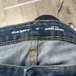 Old Navy  Women's high rise super skinny size 14 medium wash jeans pants Photo 8