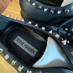 Steve Madden  Kollyns White And Black Studded Platforms Size‎ 11 Photo 3