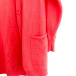 Anthropologie  Pilcro Kelly 100% Cashmere Button Front Cardigan Coral Pink XS Photo 4