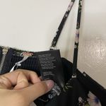 Free People NEW!  In A Bubble Mini Dress black floral size medium $128 Photo 4