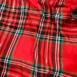 PINK - Victoria's Secret 🎄PINK VICTORIA’S SECRET Flannel Pajama Shorts Bright Red Forest Green Plaid S Photo 9