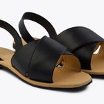 Nisolo All Day Cross Strap Sandal SIze 11 Black Photo 0